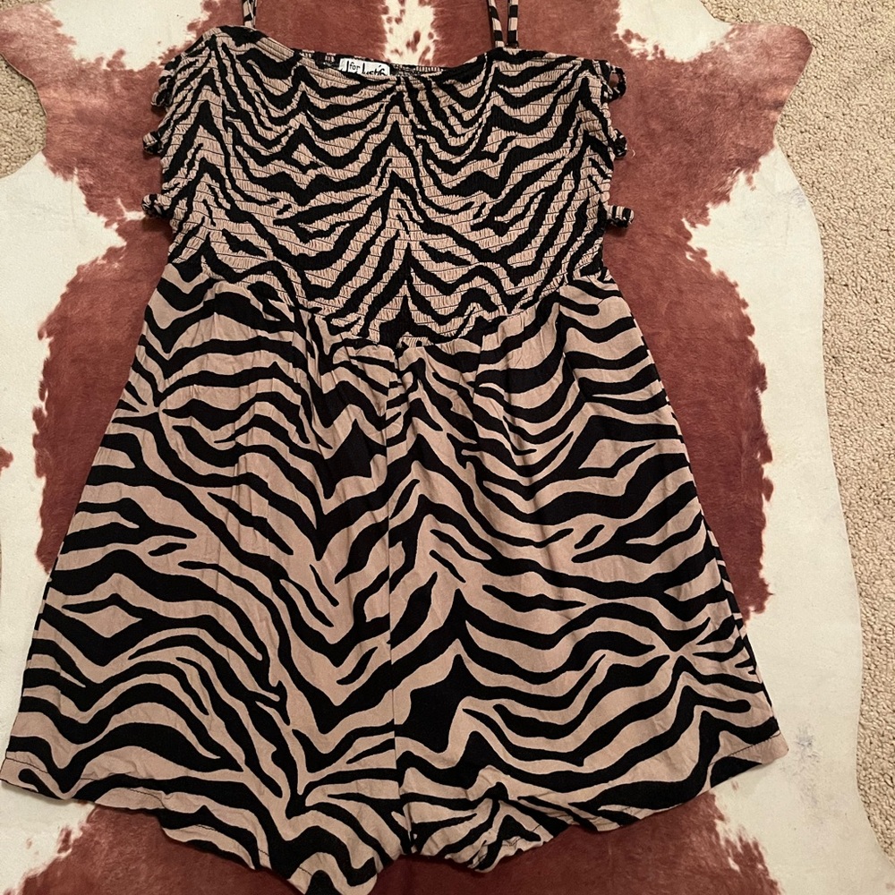 Zebra Romper